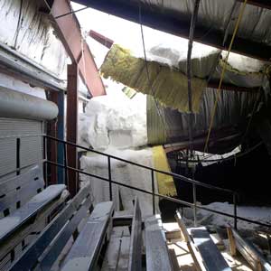 roof collapse