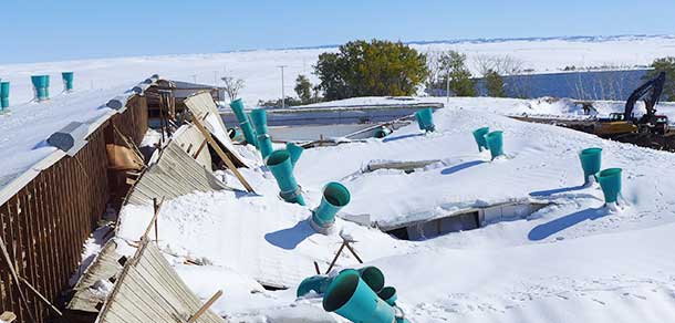 roof collapse