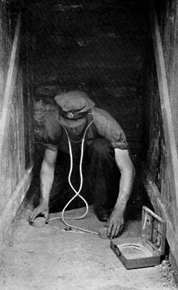 engineer in tunnel
